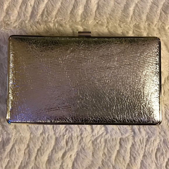 Sandra Roberts Jeweled Box Clutch Silver - Picture 4 of 5